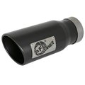 Afe Power MACH FORCE-XP EXHAUST TIP 4 IN X 5 OUT X 12L IN CLAMP-ON LEFT 49T40502-B12